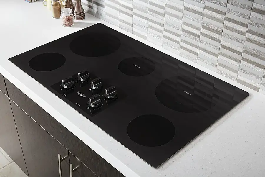 Whirlpool 36-Inch Electric Ceramic Glass Cooktop WCE55US6HB - Image 3