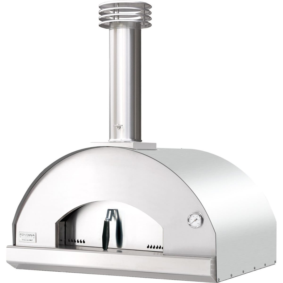 Fontana Forni Mangiafuoco Wood-Fired Pizza Oven – Stainless – FTMF-S