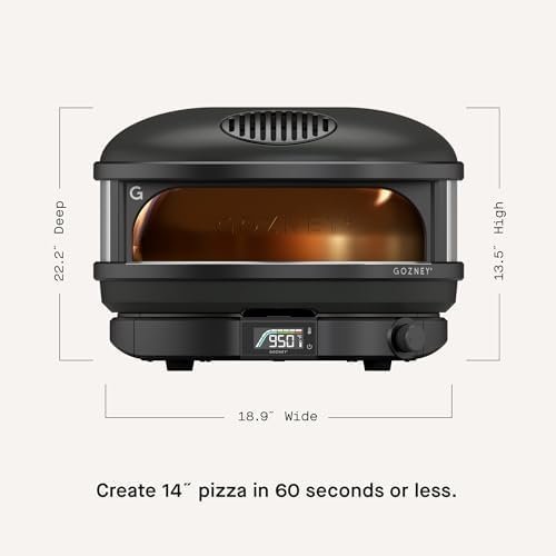 Gozney Arc Pizza Oven, Off Black, Gas Burner, Precision Temperature Control - Image 4